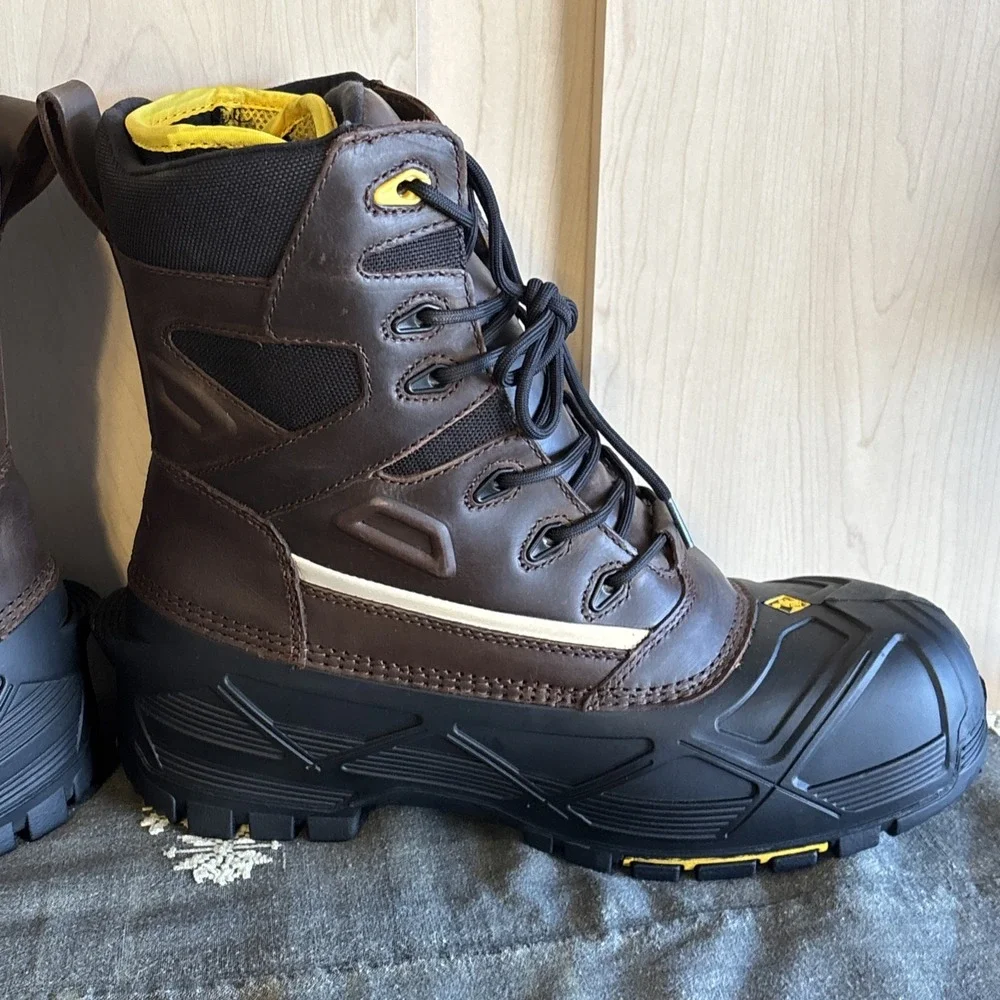New Terra‎ Crossbow XS Work Boots Mens 10 Brown Insulated Safety ASTM F2413-18